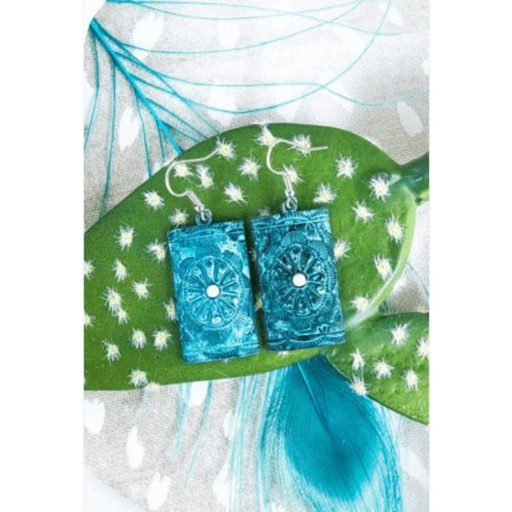 Boutique White Pinehurst Patina Earrings